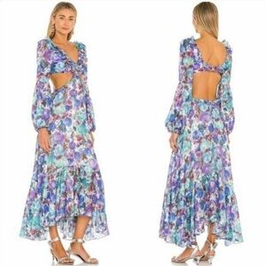 PatBo Blossom Cutout Beach Dress